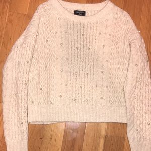 Cable knit sweater
